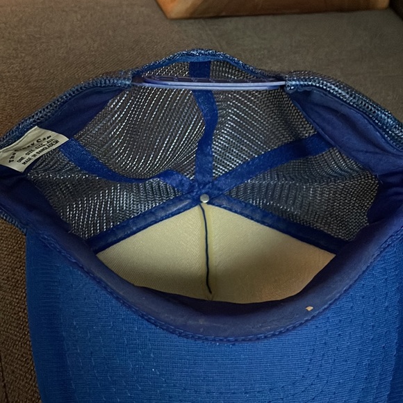 Vintage Budweiser Salmon Classic Trucker Hat Snapback Fishing Tournament Cap - Picture 2 of 5